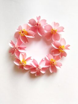 origami-cherry-wreath
