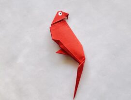 origami-parrot